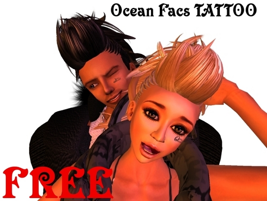 フリー!フェイスTATTOOの紹介