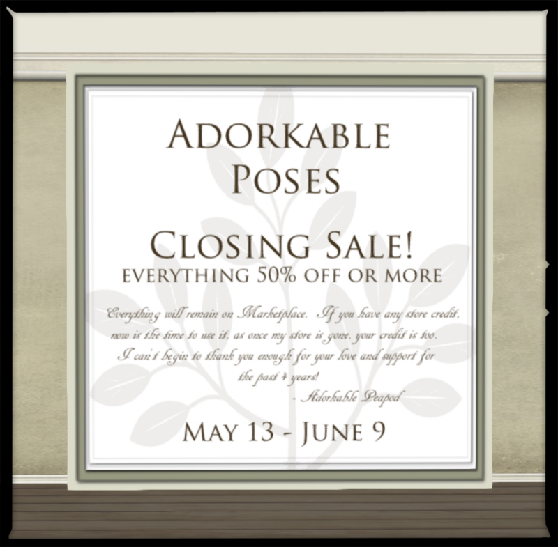 Closing sale