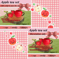 【新商品情報】アップルティーセット ＆ りんごの木のテーブル＆イス☆ （ギフト）
