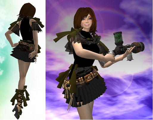 戦う女の子のBattle dress Set!!