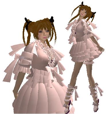 桜色ドレスセット(靴入り)♪