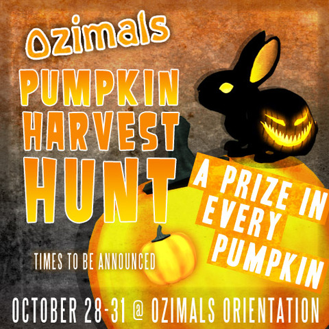 ［更新］Pumpkin Harvest Hunts!