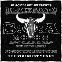 BLACK SONIC 2008　無事終了