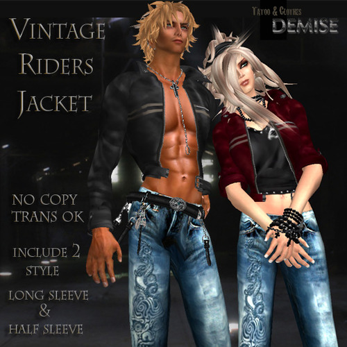 -DEMISE-Vintage Riders Jacket