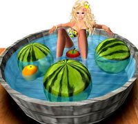 アイテムキャンプ☆スイカが夏らしい
