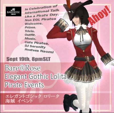 B@R エレガントゴシック ロリータ 海賊 イベント
