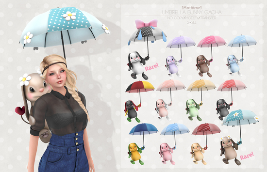 NEW! [MotiAme] Umbrella Bunny