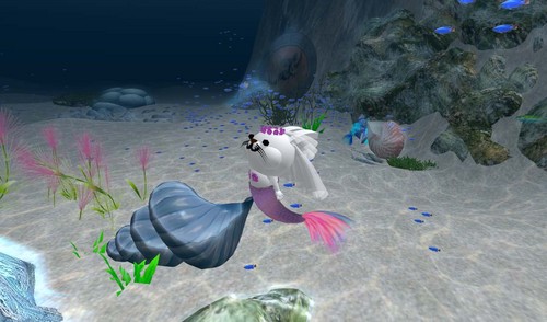 人魚になったの