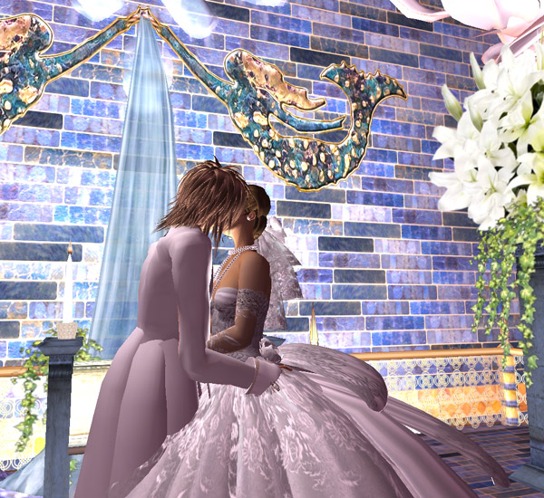 人魚神殿初の結婚式