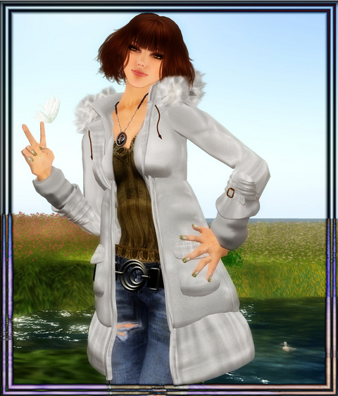 Cute White Coat