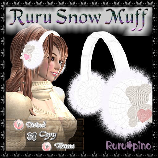 ★新作★『Ruru Snow Muff』発売♪