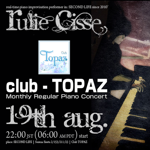 Rulie Cisse piano live @ club Topaz
