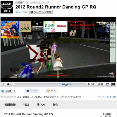 SL日本グランプリ2012第2戦ランナー・ダンシングGP出場