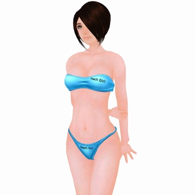 水着「SLC　Mesh Bikini Beach Girl」