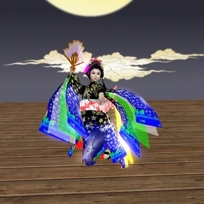 木の葉流舞踊定例の「木の葉の舞」