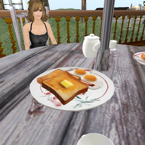 sakisas Shopで朝食を♪