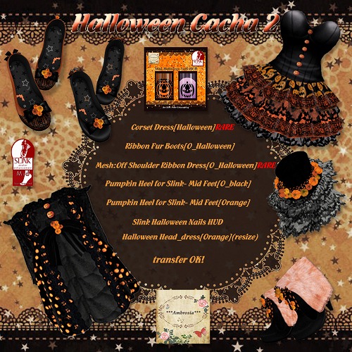 ハロウィンドレスとHalloween flea market