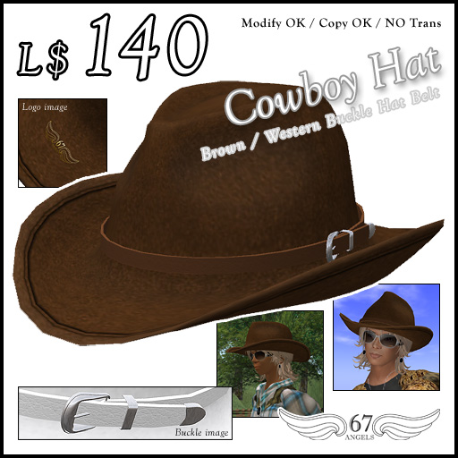 Cowboy Hat #507 brown