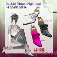 Double Ribbon High-heel