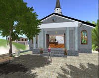 リゾート内の教会