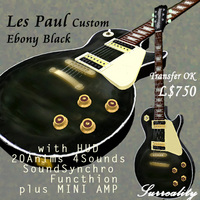 【Les Paul:Ebony Black】