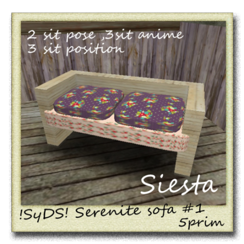 [New]Serenite Sofa #1 - Siesta