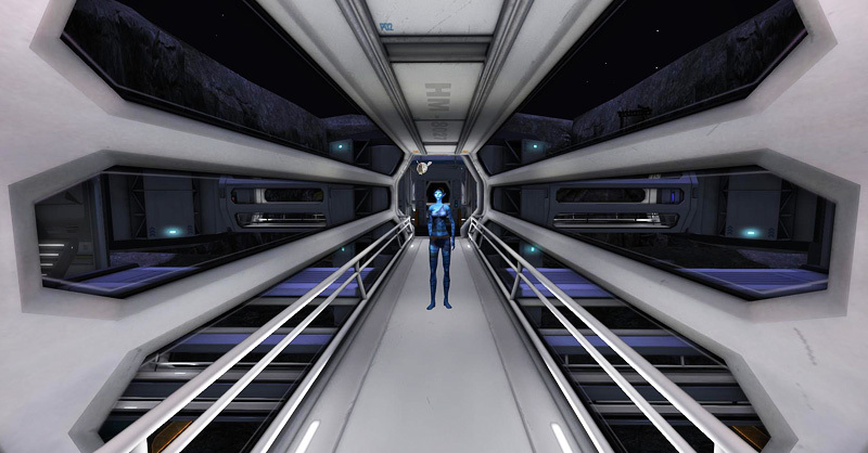 Interior of a Space Station
