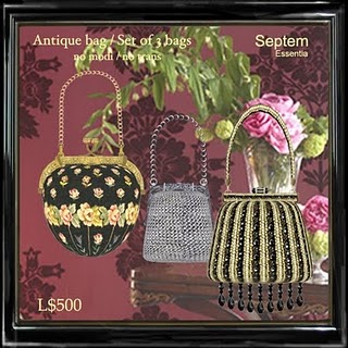La collection de sacs antiques