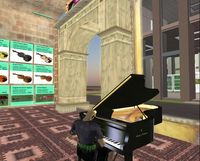 ピアノの音を聞きながらキャンプ