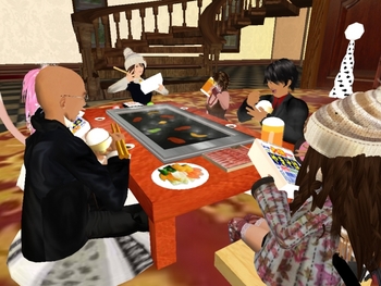 宴会が始まった
