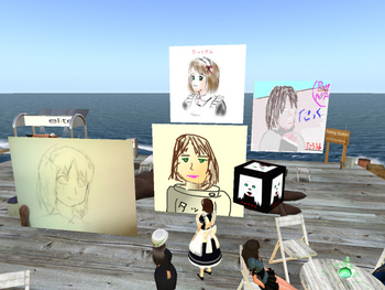 画伯展
