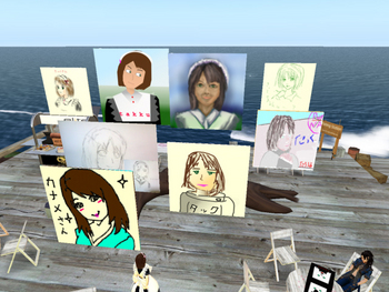 画伯展