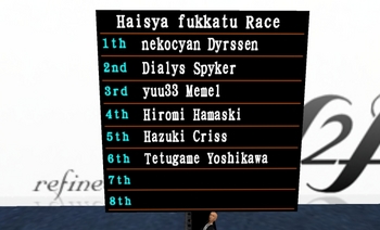 敗者復活戦(確定)