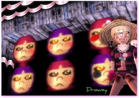 Drowsy 不気味な屋台祭り。