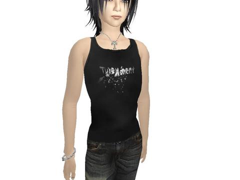 *TrueMoment*Tank-top #01BK