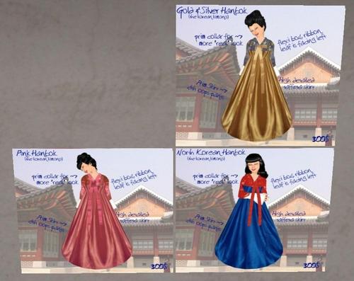 韓服(Hanbok)をいただきましたわ