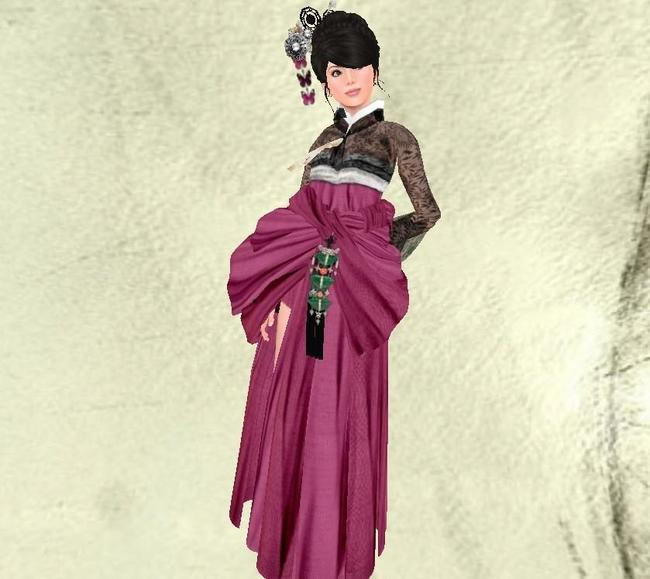 韓服(Hanbok)をいただきましたわ
