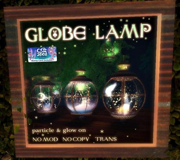 Globe Lampとクリスマスネオンをいただきましたわ