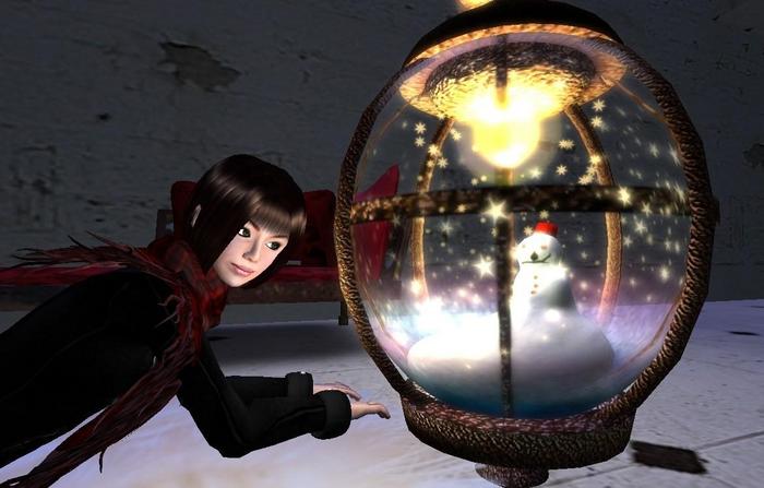 Globe Lampとクリスマスネオンをいただきましたわ