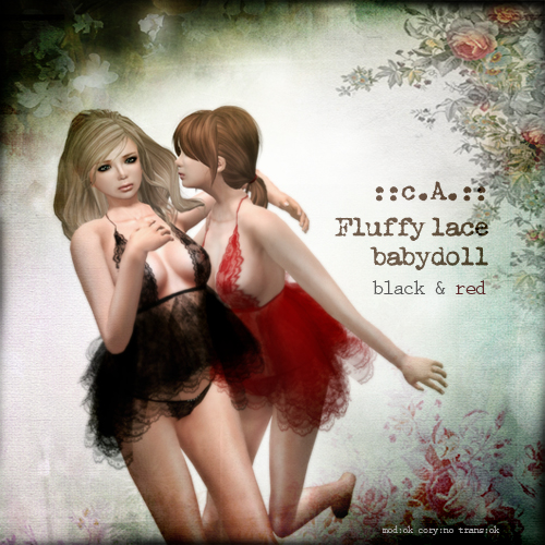 ::c.A.:: Fluffy lace babydoll