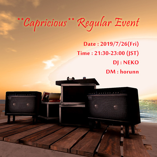 dance club**Capricious** Regular Event dance club**Capricious** Regular Event