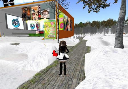 ** 雪の中に **