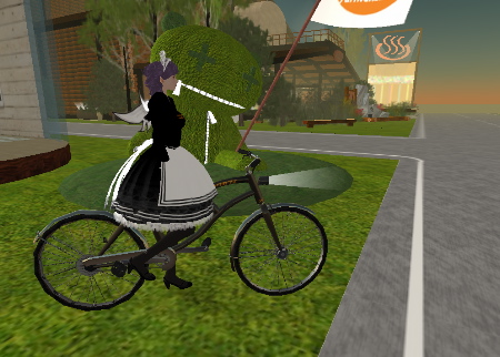 自転車に乗って
