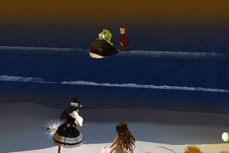 yuriwacafe*miyabi*砂浜パーティーw