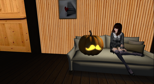 かぼちゃに語りかける夜