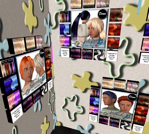 セカンドライフ,secondlife<br />
　男性用ヘア