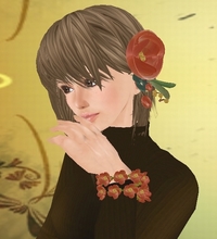 お花のブレスレットがもらえました♪