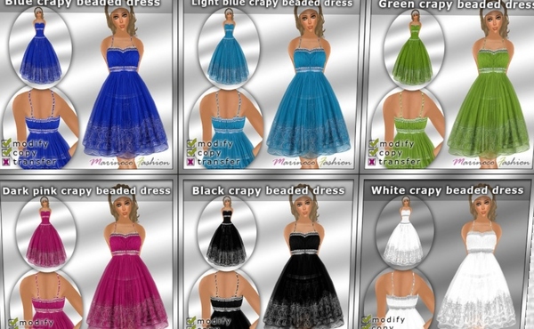 グループ1L$ドレスMarinoco Fashion
