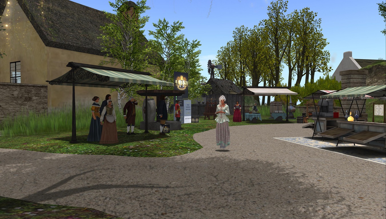 ヤナの世界 The World Of Yana フランスの田舎町 Aquitaine Provence Coeur Metabirds Blog For Metaverse Second Life Avatars