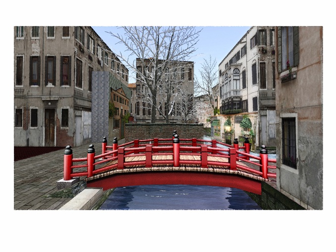 「ヴェネチアの赤い橋」 @ Yumix Prada